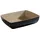 APS GN 1/2 Schale FRIDA, 32,5 x 26,5 cm, Höhe 7,5 cm, Melamin, schwarz/Holzoptik