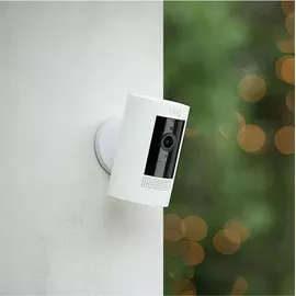 Ring Stick Up Cam Akku Weiß