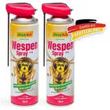 Inseko Wespenspray 2x inseko Wespenspray 500 ml - effektive Sofortwirkung (PT19), 2-St., gegen Wespen & Wespennester