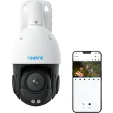 Reolink - 4K 8MP ptz PoE Überwachungskamera, 5X Optischem Zoom, 360° Abdeckung mit Auto-Tracking, Farbnachtsicht, Personen-/Fahrzeug-/Tiererkennung,