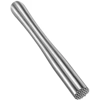qhflashbuy Cocktail Stampfer Muddler,Edelstahl Stößel für Cocktail Stössel Limettenpresse Barstößel Zitronen Stampfer Stössel für Cocktails für Frisc...