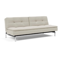 INNOVATION LIVING Schlafsofa Dublexo Chrom Stoff Beige Natural