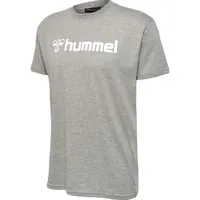Hummel Herren Hmlmover Cotton S/S T-Shirt, Grey Melange, L