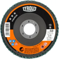 Tyrolit Fächerscheibe Premium 27A für Nichteisenmetalle