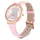 Swarovski Teddy 5739838 Edelstahlgehäuse Roségoldplattiert Lederarmband Rosa