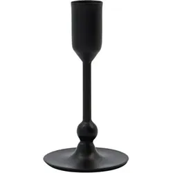 Folk Klassischer Kerzenhalter 12 cm schwarz
