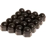 HP Autozubehör Radschraubenkappe 17 mm Schwarz Kunststoff