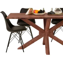 ab:stil.art.moebel Prag 160 x 85 cm braun