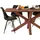 ab:stil.art.moebel Prag 160 x 85 cm braun
