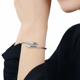 Tom Tailor Armreif Edelstahl Silber 2100544 Größe onesize