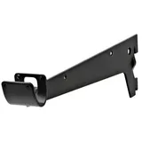 DOLLE Winkelträger Für Kleiderstange 1-reihig 33 Cm Schwarz Metall Winkelträger