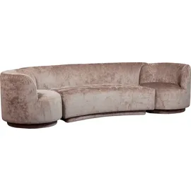 Woood Loungesofa Chenille 4–5 Sitzplätze Grau