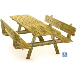 Picknicktisch mit erleichtertem Zugang h575_40