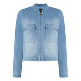 Zero Jeansjacke mit Reißverschluss 40