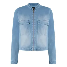 Zero Jeansjacke mit Reißverschluss 40
