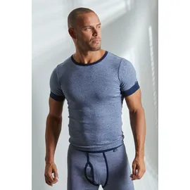 CLIPPER Lange Unterhose Packung, 2 Stk., modische Optik: Jeans meliert, tolle Qualität, Gr. 4 - 2 Stk., marine, , 303468-4 2 Stk.