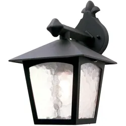 York Outdoor Wandleuchte schwarz rustikal hängend E27