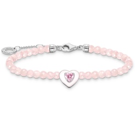 Thomas Sabo Armband Herz mit pinken Perlen, A2092-035-9-L19v