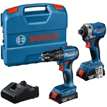 Bosch GDR 18V-215 + GSB 185-LI inkl. 2 x 2,0 Ah + Koffer