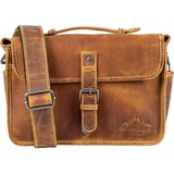 Alpenleder Kameratasche Presse wild camel