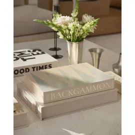 Printworks Art of Backgammon Mirror Backgammon beige/dunkelblau