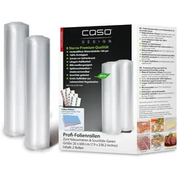 Caso Design Vakuumierer-Folienrolle 20x600 cm  2er Pack