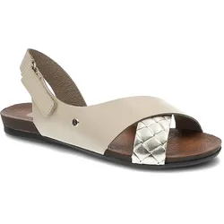 Beige Sandalen Lemar Modische Sommerschuhe, 38