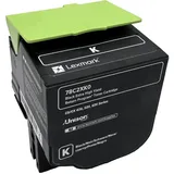 Lexmark Original Toner 78C2XK0 High Yield Farbe: Schwarz ca. 8.500 Seiten für CS 421,521,622 Serien und CX 421,521,622,625 Serien