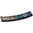 Saraswati Räucherstäbchenhalter "7 Chakren" Black Stone graviert 25 x 5 cm