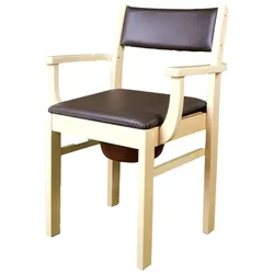 Holztoilettenstuhl Natur 1 St