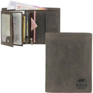 Bear Design Geldbörse Herren braun