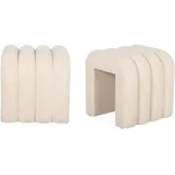 sweeek Hocker 2er Set Beige