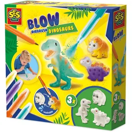 SES Dino Pustestifte 4 Farben
