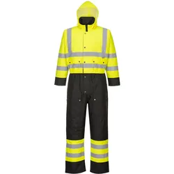 Warnschutz Winter Overall "S485" Kontrast - M - gelb/schwarz