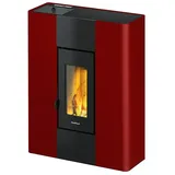 FreePoint Pelletofen Roxy  (7,8 kW, Raumheizvermögen: 65 m3 - 168 m3, 0,6 kg/h - 1,7 kg/h, Farbe Verkleidung: Bordeauxrot, Ohne Standfuß)