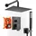Vevor Duscharmatur Regenduschsystem Mattschwarz 254 mm
