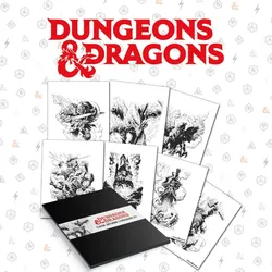 D&D limitiertes Kunstdruck Set (7-teilig)