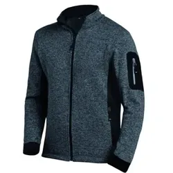 Wetter- und Kälteschutz-Fleecejacke CHRISTOPH, anthrazit/schwarz, Größe S - schwarz - S