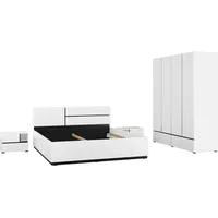 Home Affaire »Cross, moderne, grifflose Optik, FSC-zertifiziert« Bett 180x200cm,