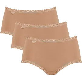 SLOGGI Midislip 24/7 Cotton Lace 3 St. Braun 40