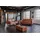 KAWOLA Sofa VILNIUS 3-Sitzer Kunstleder mit Lederanteil cognac