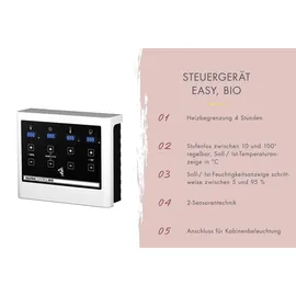 Karibu Skrollan 3 inkl. 9 kW Bio-Ofen + ext. Steuerung