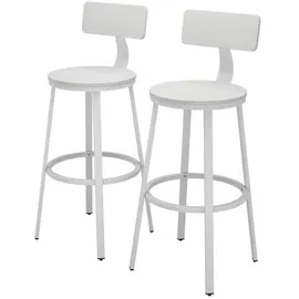 Vicco Barhocker Caracas Weiß 34 x 102 cm 2er Set