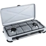 Promis Gaskocher KG200S 2-flammig silber