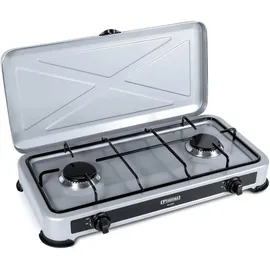 Promis Gaskocher KG200S 2-flammig silber