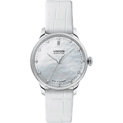Union Glashütte Seris Datum - 33mm D013.207.16.116.00 - perlmutt,weiß - 33mm