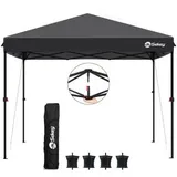 Sekey Faltpavillon 3 x 3 m inkl. 4 Seitenteile Schwarz