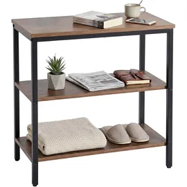 Relaxdays Nachtschrank 61 x 60 x 30 cm Braun