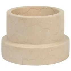 Mette Ditmer - Marble Kerzenhalter, tall, sand