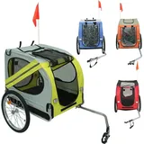 Guoyihua - Hundeanhänger für Fahrrad, Fahrrad-Hundeanhänger mit 250 Liter Volumen, Fahrradanhänger Hund, Hundeanhänger Gefedert mit Reflektoren, für